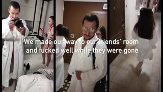 Wild hotel tryst: four horny🥵 babes - Pearl, Mary & Nigonika - join forces in filthy fuckfest.