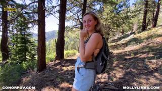 Wild blonde's massive booty gets devoured in nature's 4K POV grind