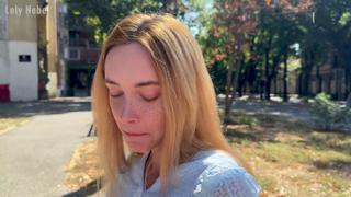 Got paid in cents to give a hand job to a desperate scholar - Loly Nebel