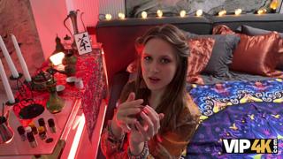 Fortune-teller with firm titwanks and tight butt🍑 served up a naughty😈 ritual gone wrong.
