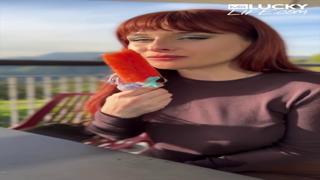 Redhead's Big Butt🍑 Boils Over Hot Tryst Under Starry Sky