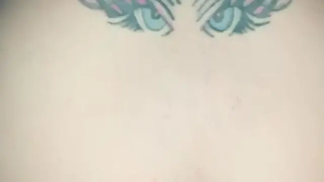 Close-up of slender white bbw riding cumshot (tight pussy✌)