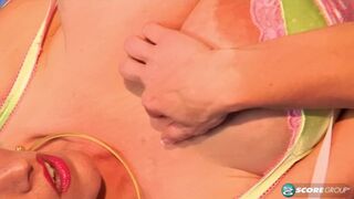 Big Tit Cindy Cupps takes huge cocks back on her massive highway