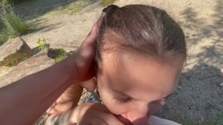 Steamy Blowjob In Wild Spanish Woods
