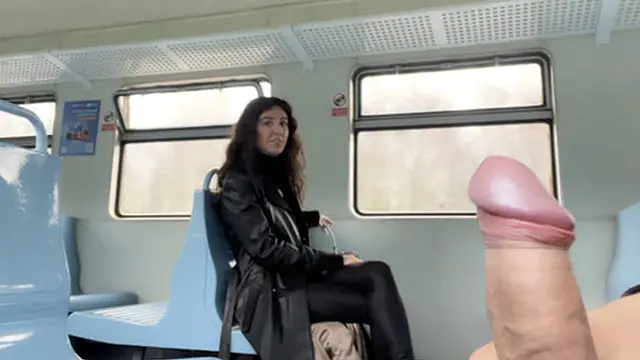 Cumming Hard With Stranger On Public Train &mdash;  Then Walking With Facial Cum - Explicit Experience