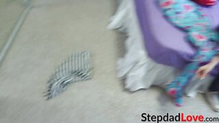 Busty teen Casey Ballerini POV screwed by her lucky stepdad