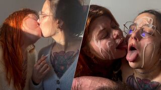 en manque de sperme pour notre skincare - amateur francaise MILF GIRLF cum facials alt rousse