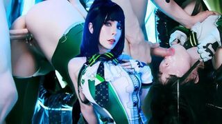 Glory hole scene with deepthroat and cumshot - MollyRedWolf
