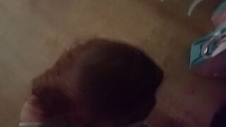 I love sucking cock while I get spit on