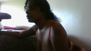BADDIES SEXY RED EBONY BBW BLOWJOB BROWN NIPPLES BBC POV
