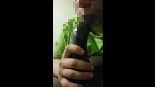 Lesbian can’t resist sucking my chocolate stick