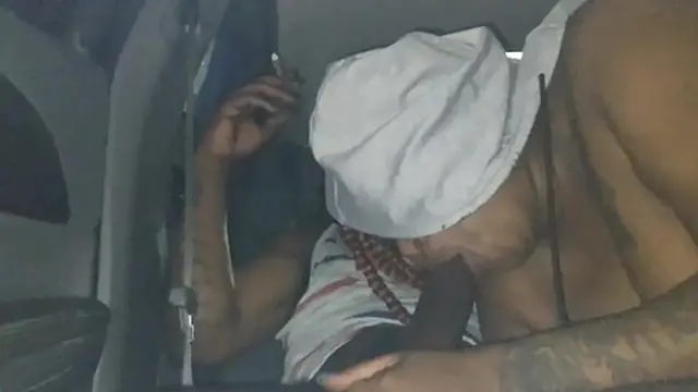 Hot wet mouth grabs BBC in circle k parking lot &mdash;  desperate for attention