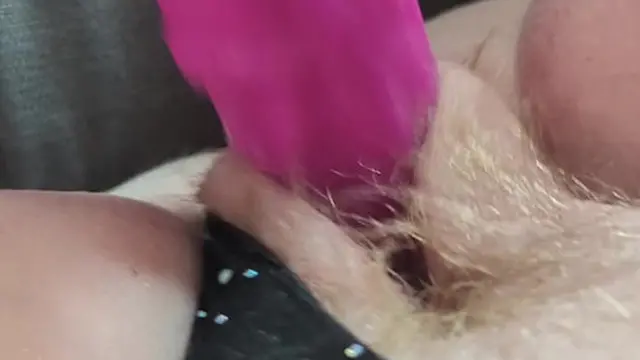 Massive tits BBW pleasure with big dildo and magic wand