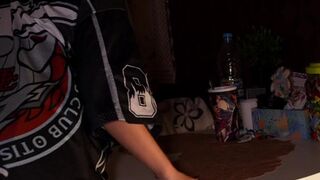 Stepsister and stepbrother realize they are inside a porn movie