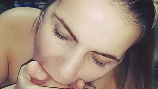 Ruined orgasm at the and of beautiful christmas fuck