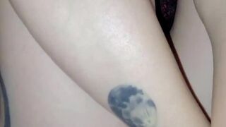 Blindfolded babe begs for more throbbing cock
