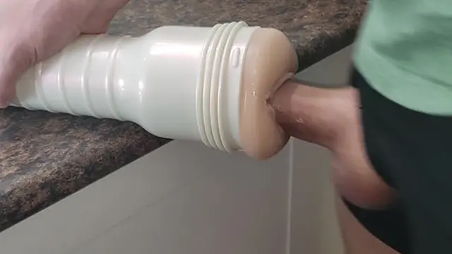 Long cock going deep all the way - FleshLight