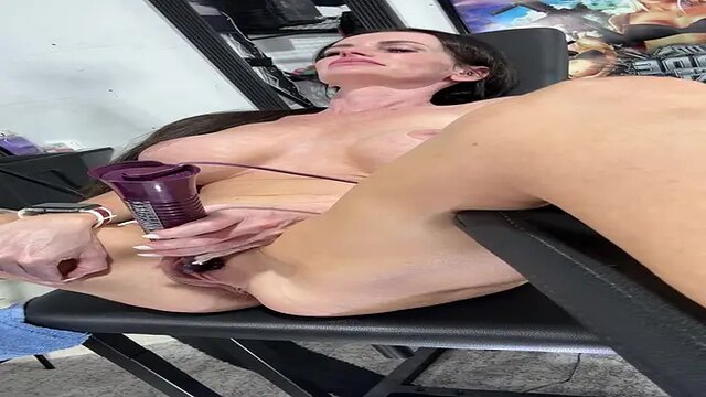 Slutty girl pegged and ate ass with strap-on