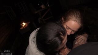 Homeless Girls Blow Me Near the Fire on a Cold Night