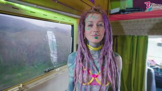 Hardcore Anal Fuck and Cum on Face in Sexy Lingerie with Hot Tattoo Girl - Facial - POV