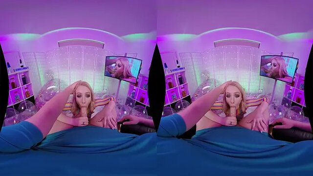 Dixie Sweet's POV deepthroat on massive cock