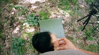 Backstage with Black Lynn - POV Free Use Outdoor Massive Facial (Freeuse Video) (Simon Winternight)