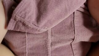 Guy Fucking Stepsister Missionary in Her Cute White Panties