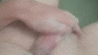 handjob with foam in the bath