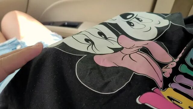 College girl in sexy bra teases cock with big natural boobs