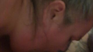 BBW goddess girlfriend gives the best blowjob.