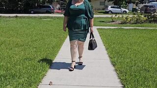 Hanging out in public park with my big dildo