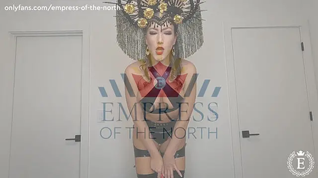 Disappointed Latex Domme Feeder POV - Shaming and Food Stuffing