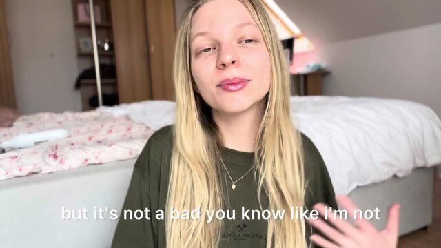 Hot blonde dommes rule in French POV roleplay