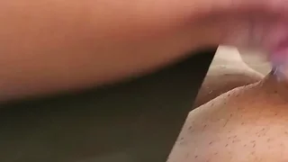 Surprise oral from his wife - amateur German couple porn scene