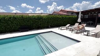 New Hot Neighbor! Thinking They Can Use My Pool? Only If They Please Me First!