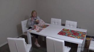 Blonde Teen sucks cock🌭 like a starving slut