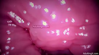 Creampied by rough cock🍆, raw and untouched, cervix POV intimacy