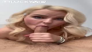 Blonde beauty savors juicy climax🚀 after erotic BJ session