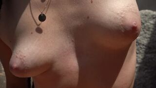 Horny🥵 tourist schedules a seaside session for rough ass🍑 action