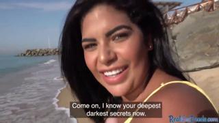 Curvy Latina enjoys outdoor sex in POV porn scene