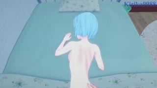 Rei's sultry screams echoed through the bedchamber as I ravaged her tender flesh.