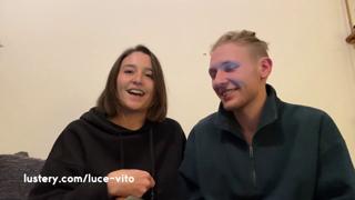 British babe roughriding her hippie hubby, lustful lesbian delights await.